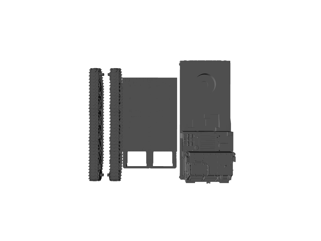 M270 MLRS Gepanzerter Mehrfachraketenwerfer Transport-Modus