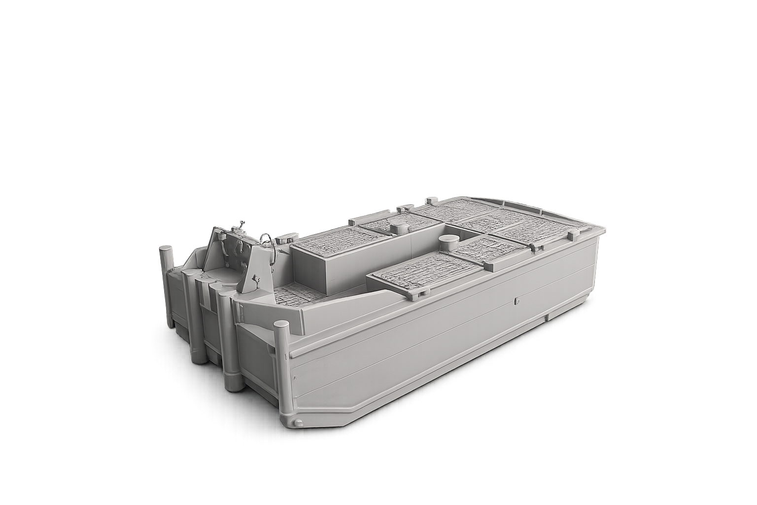 Motorboot 3 – M3-Boot „PEGASUS“ Militärisches Arbeits-, Schub- und Brückenboot