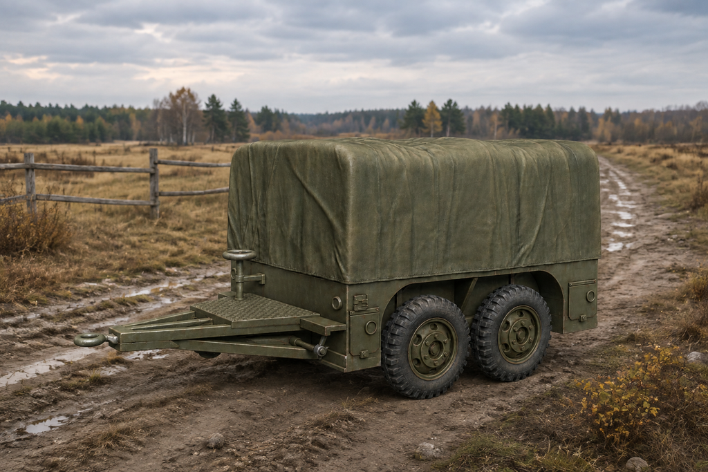 M7 Schwerer Geschlossener vierrädriger Militäranhänger Type 01