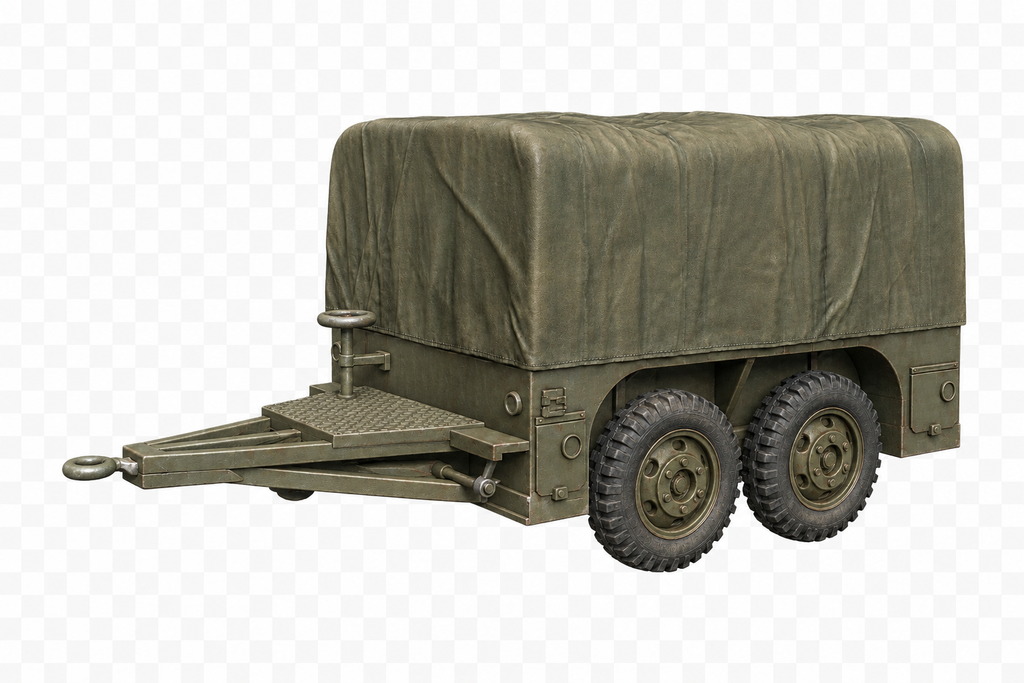 M7 Schwerer Geschlossener vierrädriger Militäranhänger Type 01