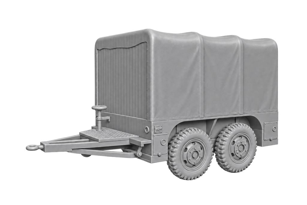 M7 Schwerer Geschlossener vierrädriger Militäranhänger Type 02