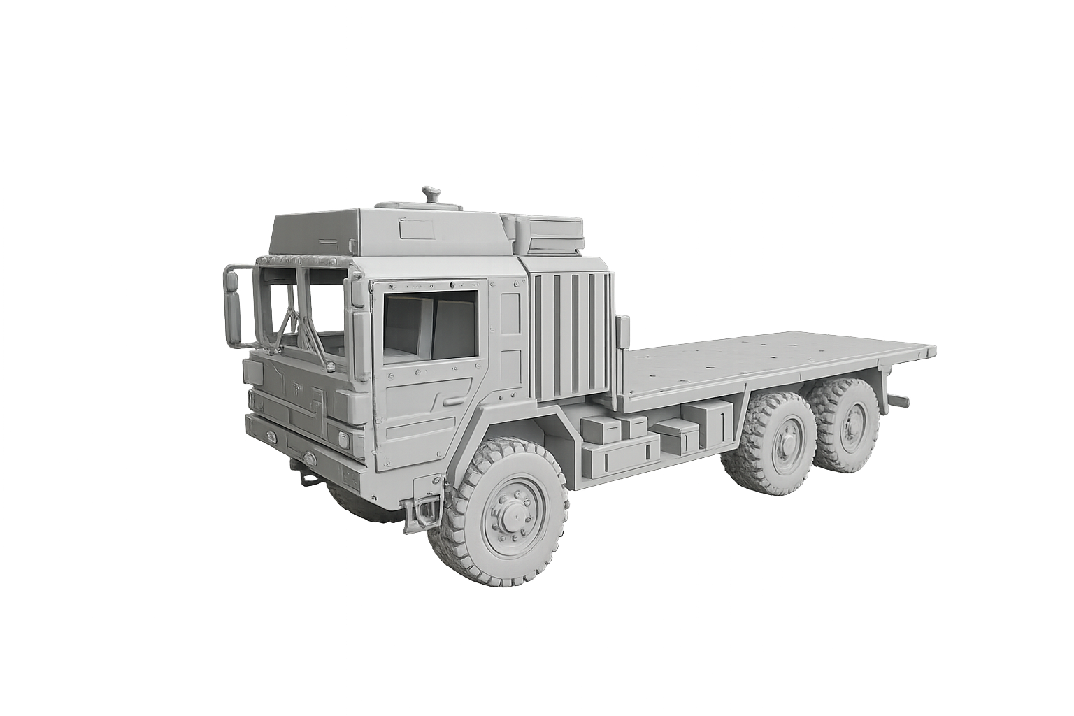 MAN HX58 Militärlastkraftwagen mit Flachbettplattform