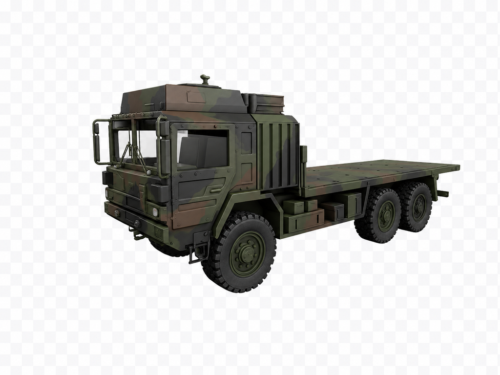 MAN HX58 Militärlastkraftwagen mit Flachbettplattform
