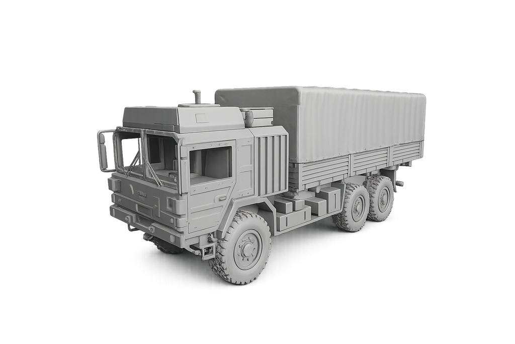 MAN HX58 Militärlastkraftwagen Pritsche mit Planen-Aufbau Typ 02