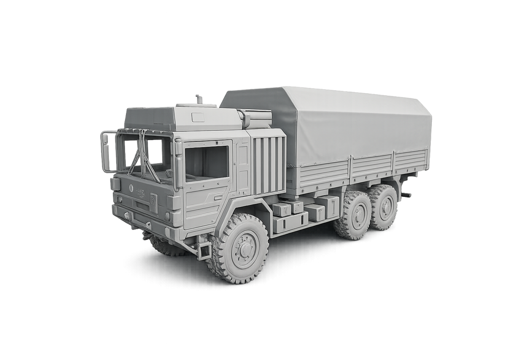 MAN HX58 Geschützter Militärlastkraftwagen mit Pritschenaufbau