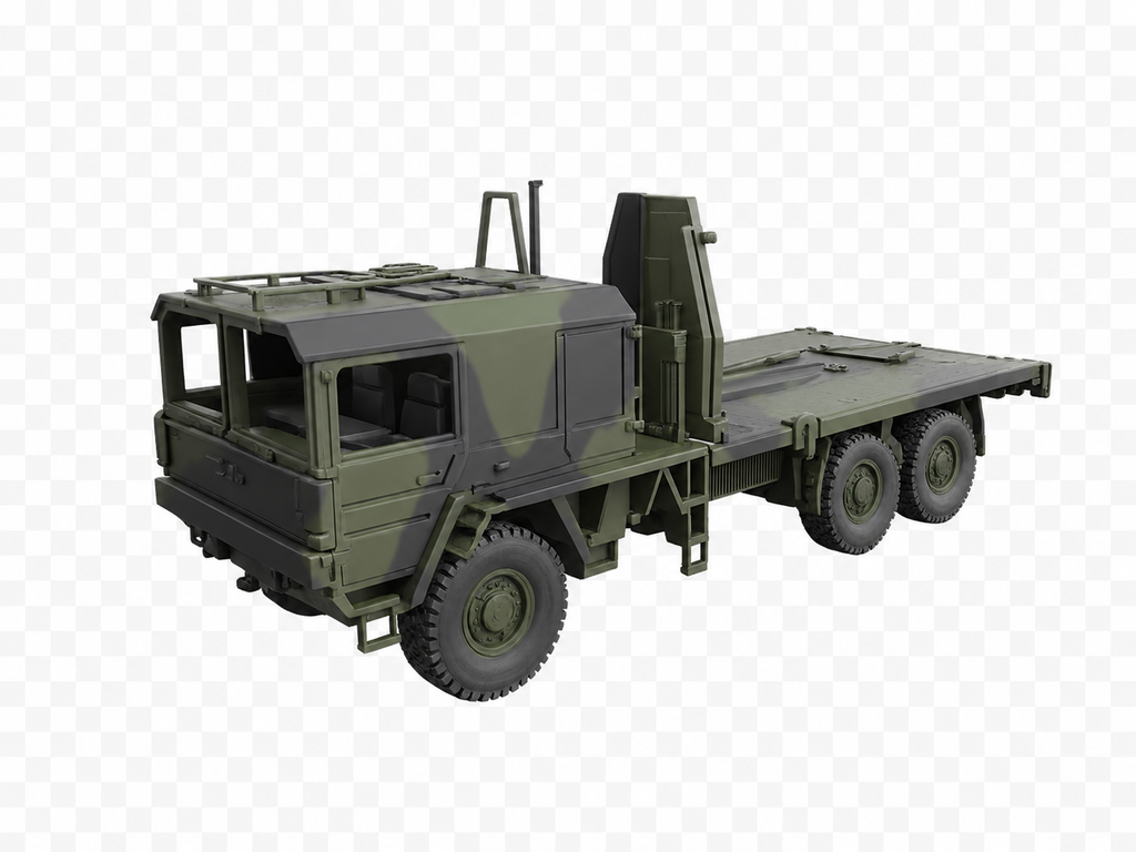 MAN KAT1 6×6 7 t mil gl Brückentransporter M3-Boot- und FSB-Transportaufbau