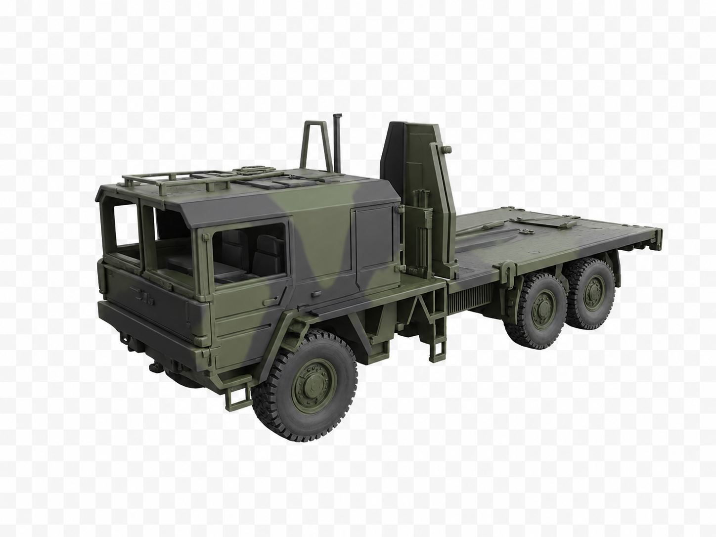 MAN KAT1 6×6 7 t mil gl Brückentransporter M3-Boot- und FSB-Transportaufbau