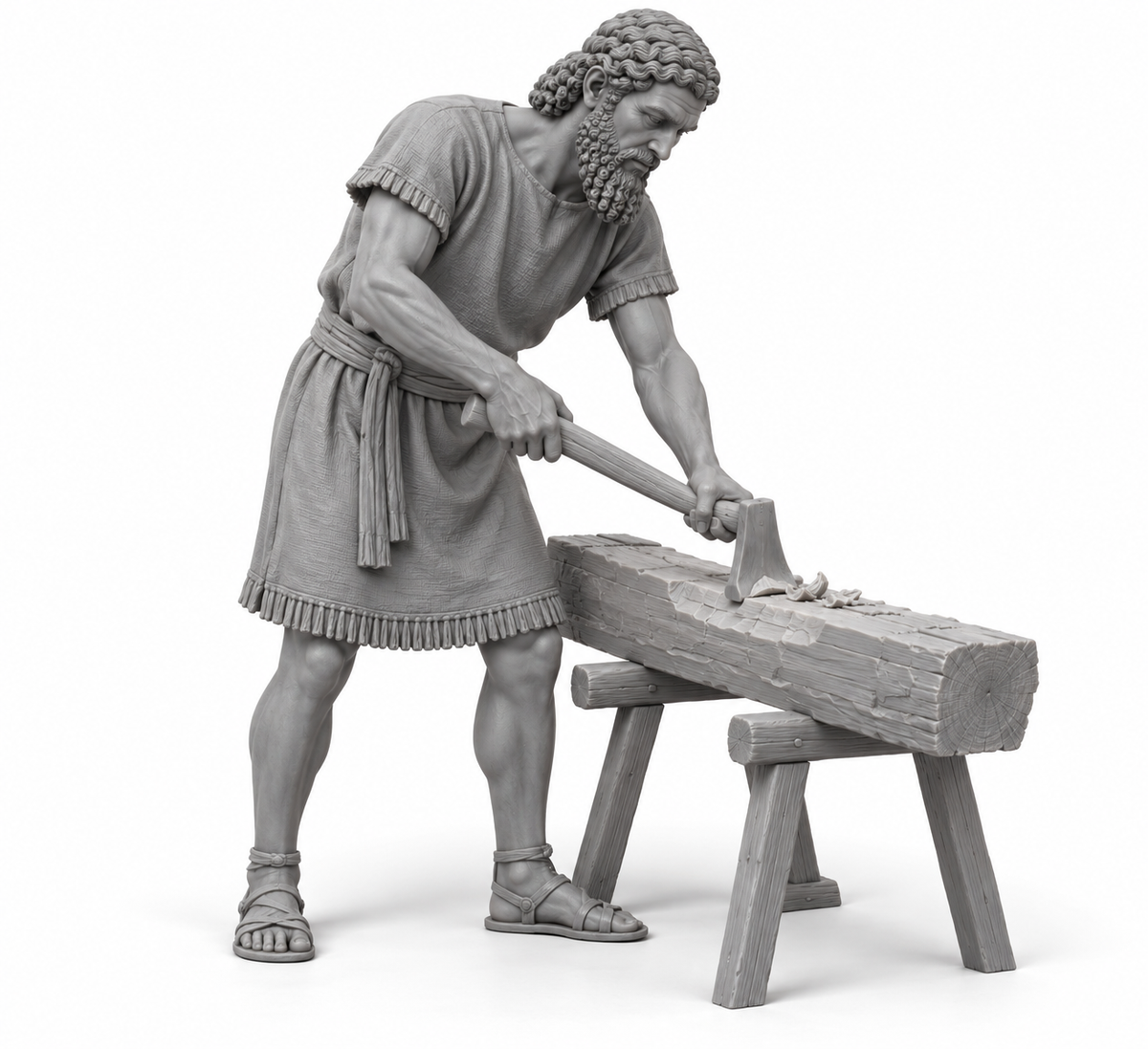 Assyrischer Holzhandwerker - Antike – Vorderer Orient - Assyrische Handwerker