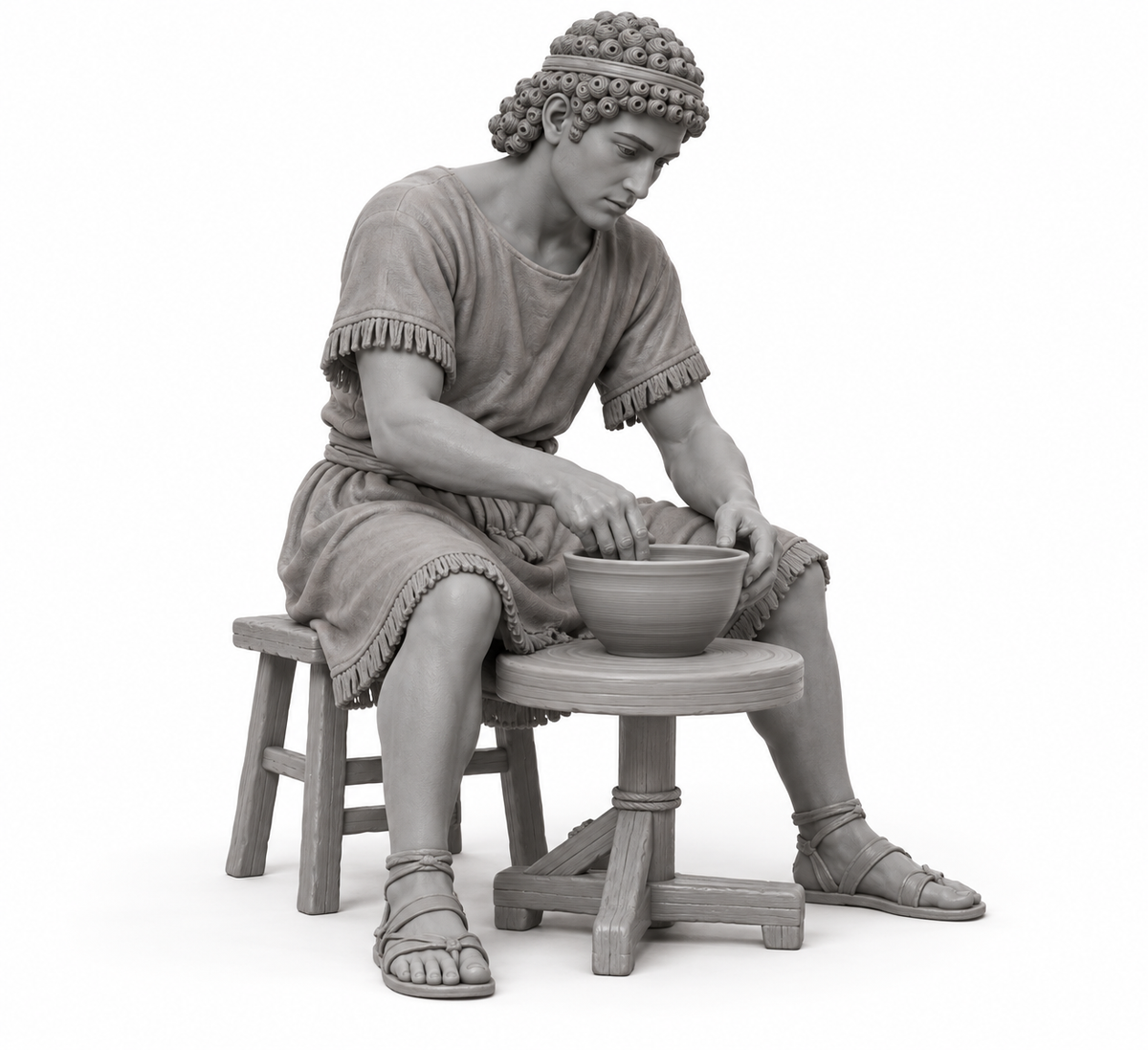 Assyrischer Töpfer - Antike – Vorderer Orient - Assyrische Handwerker