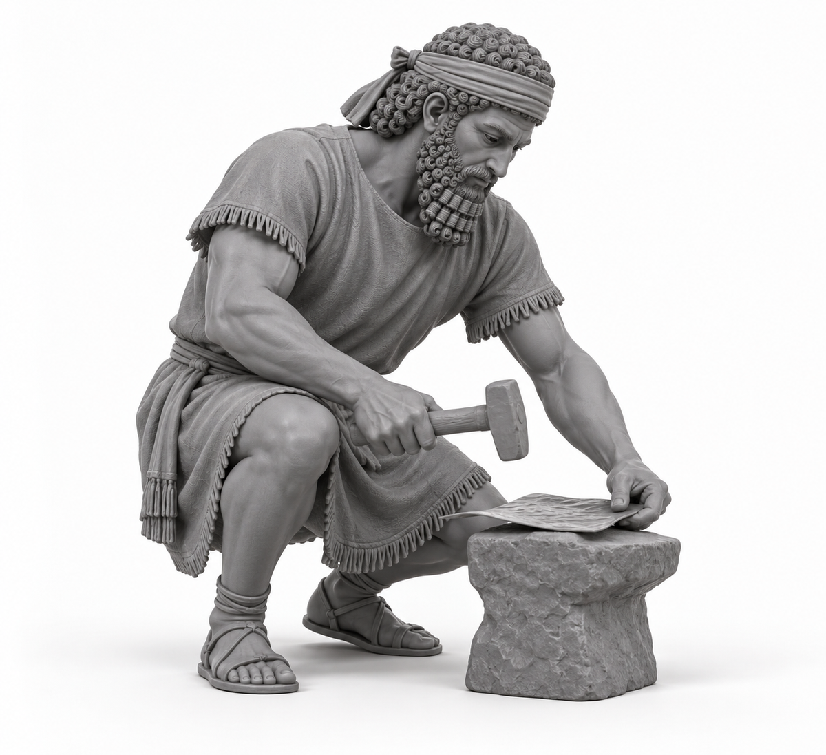 Assyrischer Metallhandwerker - Antike – Vorderer Orient - Assyrische Handwerker