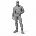Skinhead mit Blouson - Subkulturen & Straßenleben - Skinhead-Subkultur