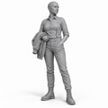 Skinhead-Frau mit Hosenträgern - Subkulturen & Straßenleben - Skinhead-Subkultur
