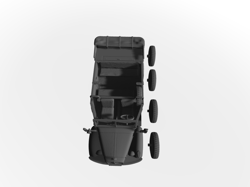 Kfz. 70 Mercedes-Benz L 1500 A Mannschaftskraftwagen geöffnetem Verdeck