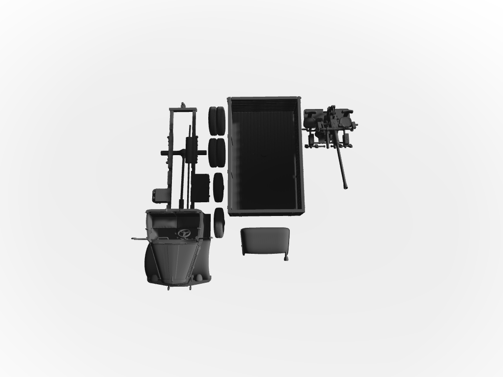 Opel Blitz mit 4-cm-Flak 28 Mobiles Flugabwehrfahrzeug beziehungsweise Feldumbau Aktiv-Modus
