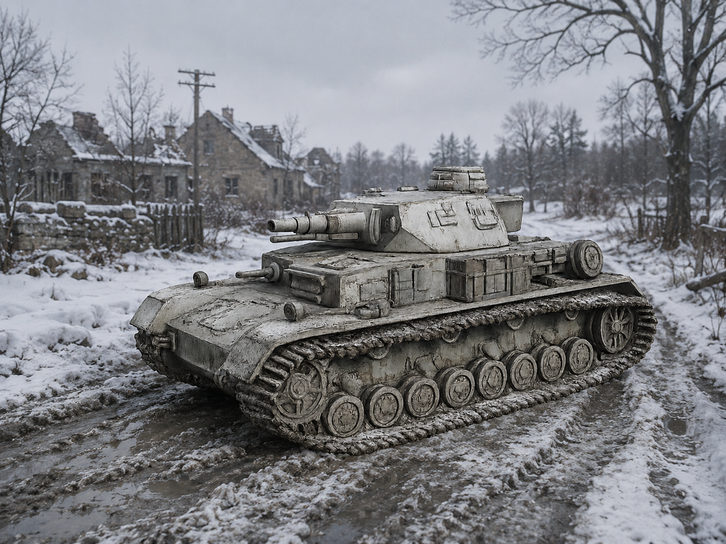 Sd.Kfz. 161 Panzerkampfwagen IV Ausf. D mit Winterketten Mittlerer Unterstützungs- und Kampfpanzer