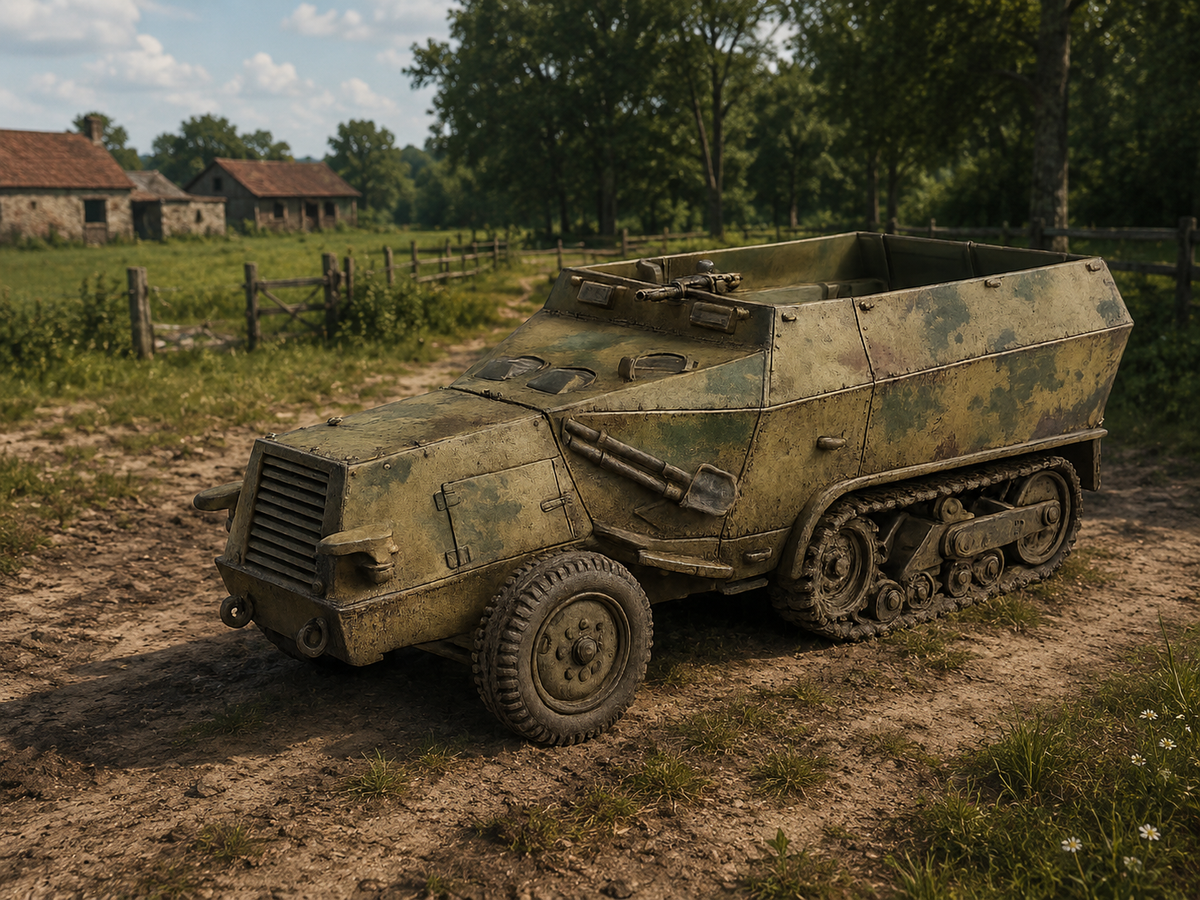 Munitions-Zugkraftwagen auf SPW S307(f)