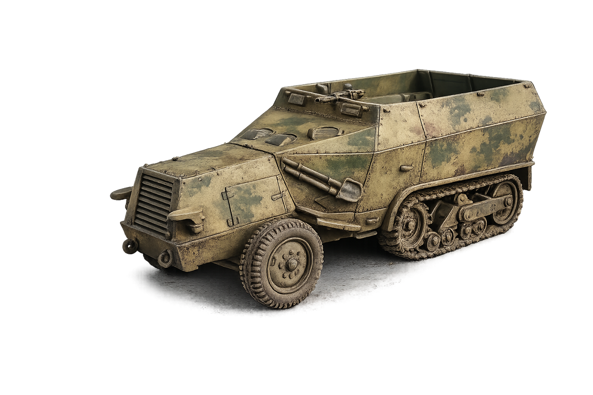 Munitions-Zugkraftwagen auf SPW S307(f)