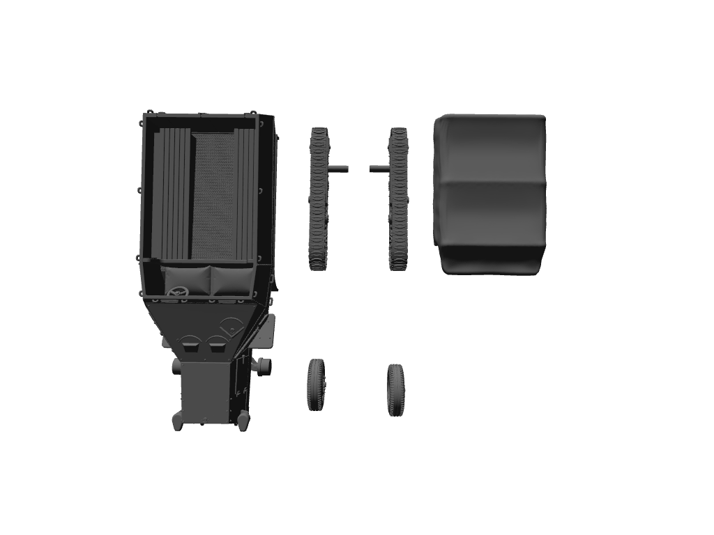 Munitions-Zugkraftwagen auf SPW S307(f)