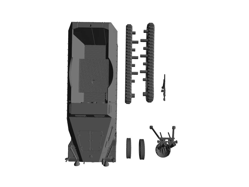 Sd.Kfz. 251 Ausf. D mit Zwilling 12-cm-Granatwerfer 42