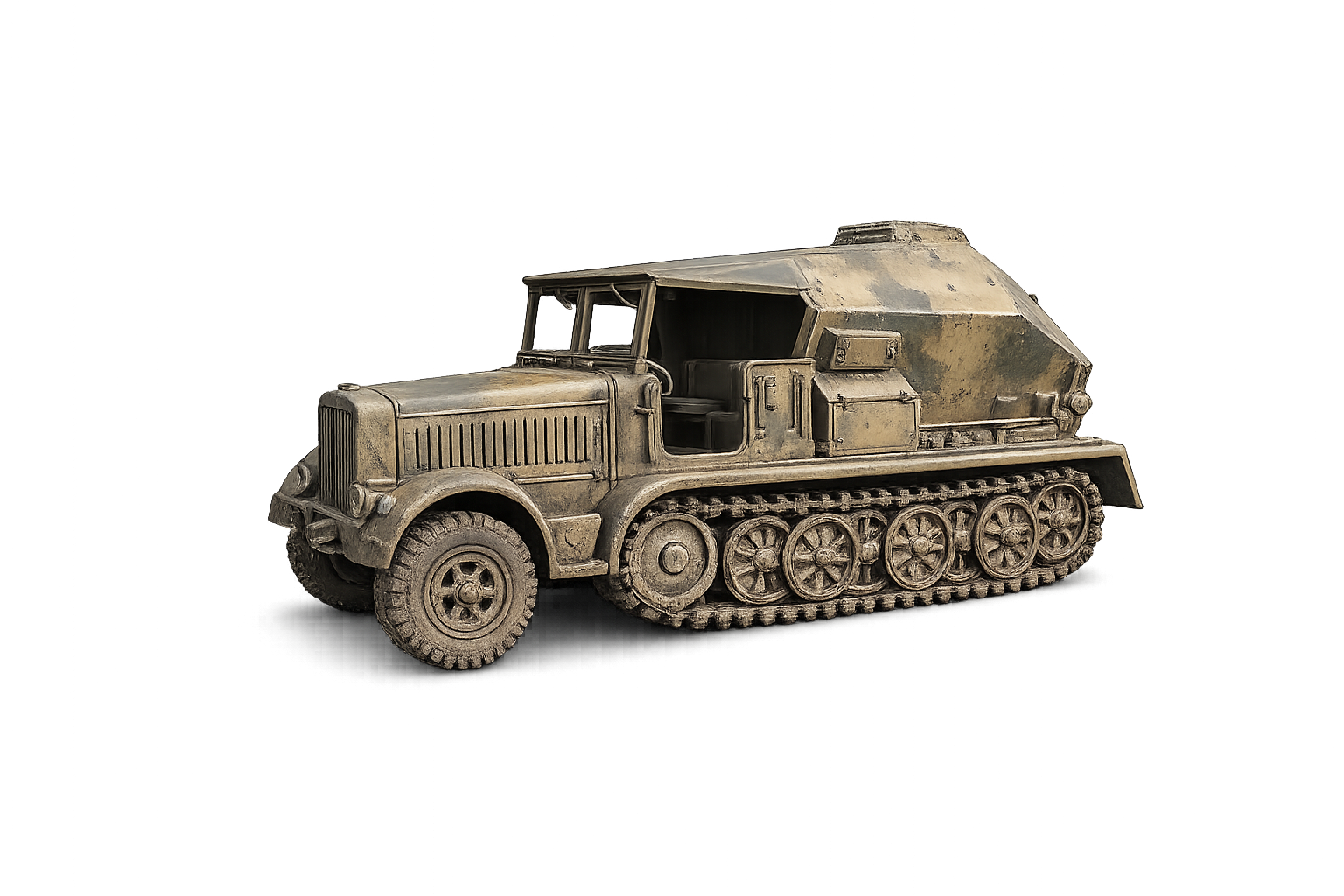Sd.Kfz. 7/3 Feuerleitpanzerfahrzeug für V2-Raketen Startkontrollwagen
