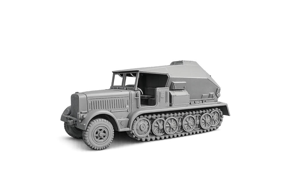 Sd.Kfz. 7/3 Feuerleitpanzerfahrzeug für V2-Raketen Startkontrollwagen