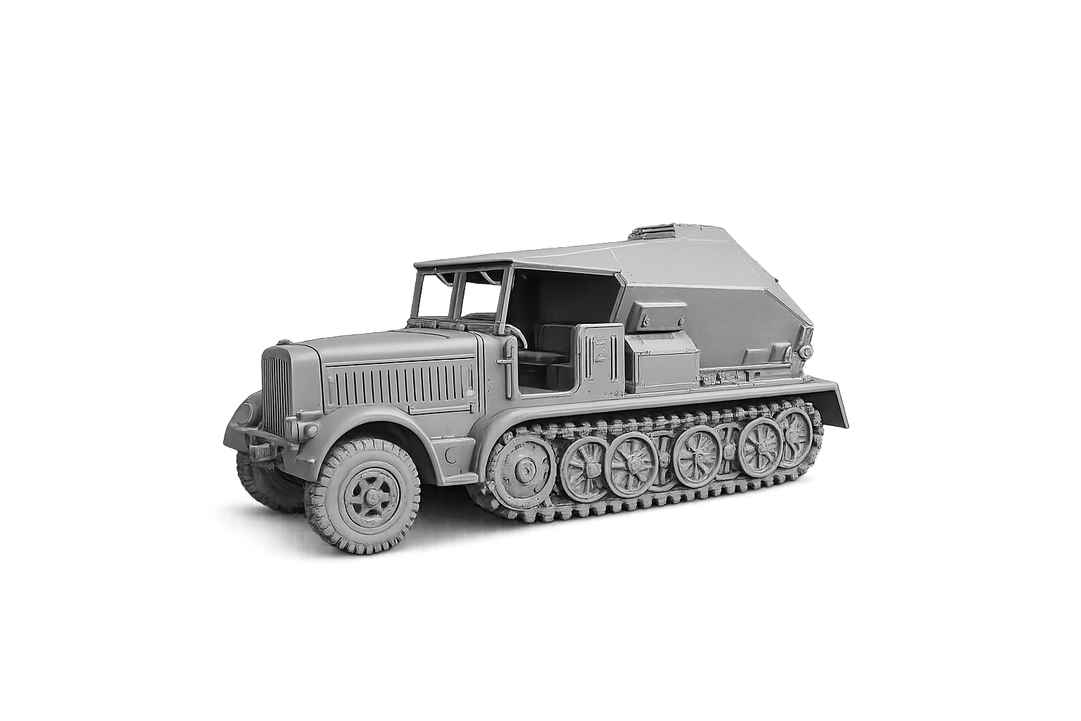 Sd.Kfz. 7/3 Feuerleitpanzerfahrzeug für V2-Raketen Startkontrollwagen
