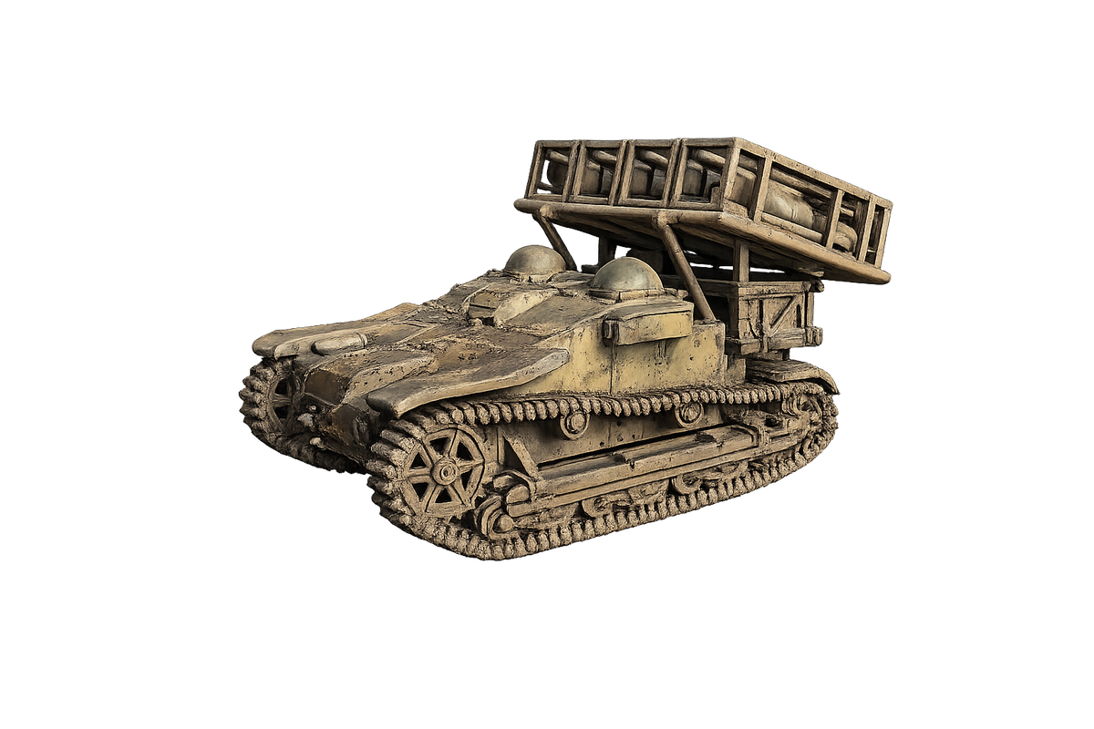Infanterieschlepper UE 630 (f) Leichter selbstfahrender Raketenwerfer