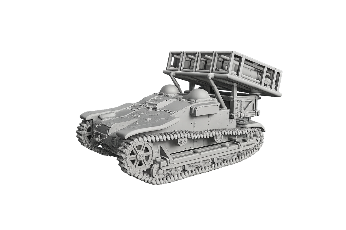 Infanterieschlepper UE 630 (f) Leichter selbstfahrender Raketenwerfer
