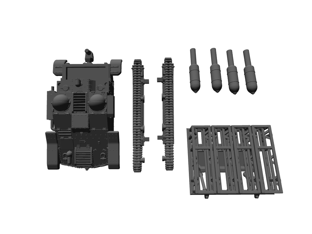 Infanterieschlepper UE 630 (f) Leichter selbstfahrender Raketenwerfer