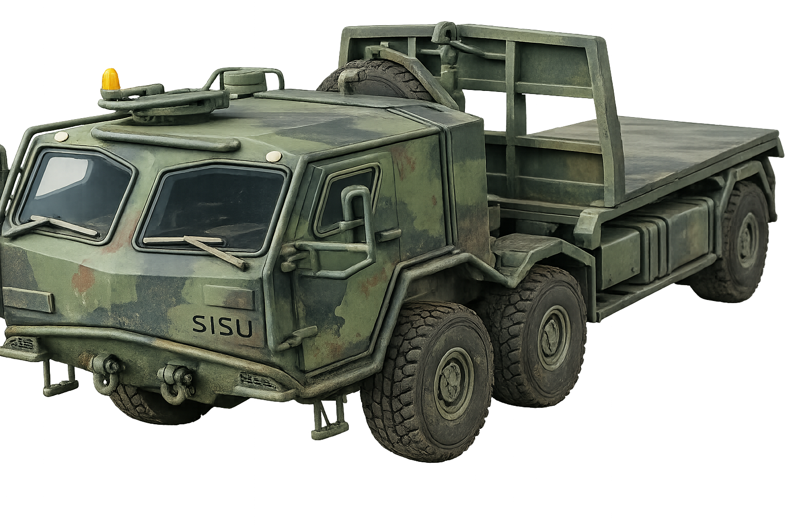 Sisu E13TP 8×8 Hakenlader Schwerer militärischer Geländelastkraftwagen