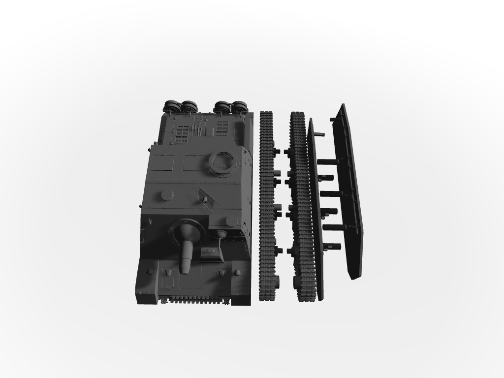 Sd.Kfz. 166 „Brummbär“ Sturmpanzer IV mit seitlichen Schürzen