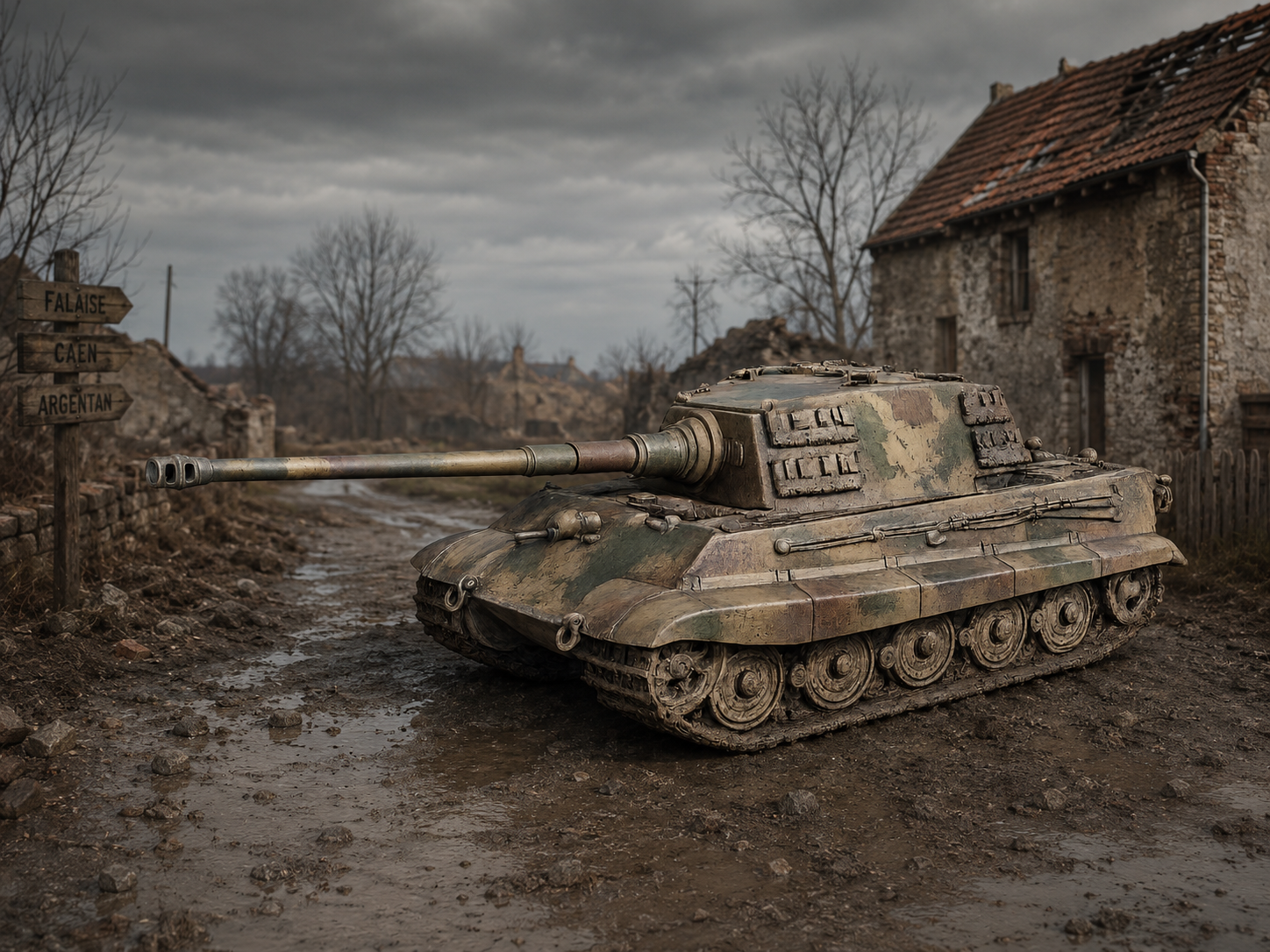 Sd.Kfz. 182 Tiger II / Königstiger Panzerkampfwagen Tiger Ausf. B Frühe Serienturm, sogenannter Henschel-Turm Schwerer Kampfpanzer