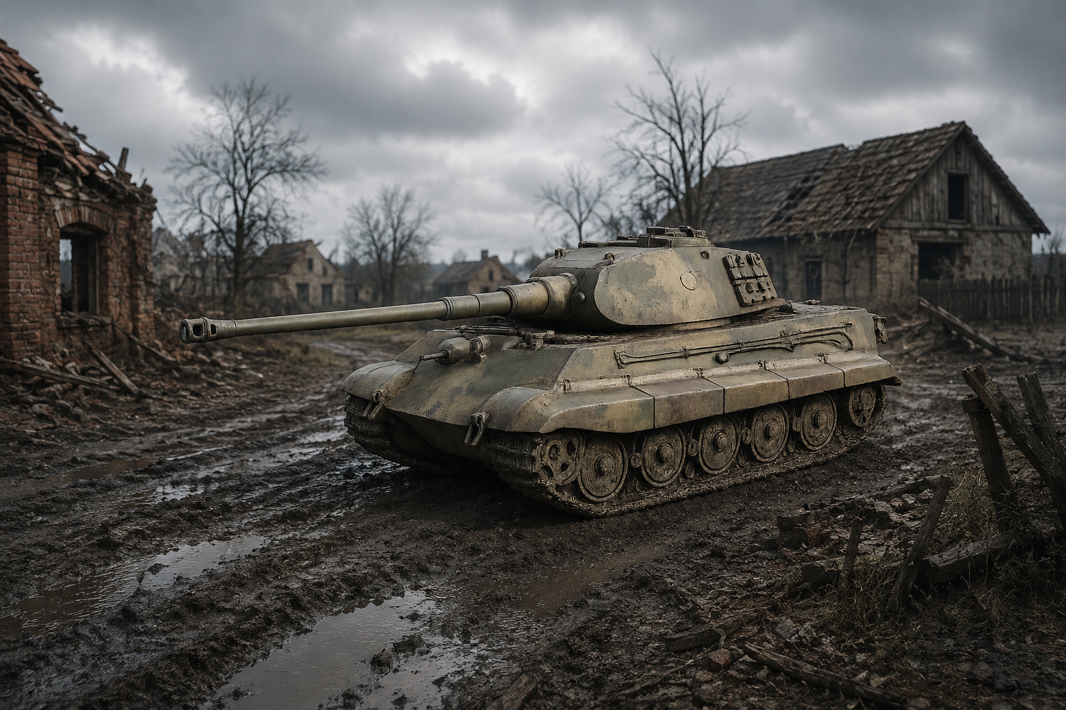 Sd.Kfz. 182 Tiger II / Königstiger Panzerkampfwagen Tiger Ausf. B Frühe Ausführung mit sogenanntem Porsche-Turm Schwerer Kampfpanzer