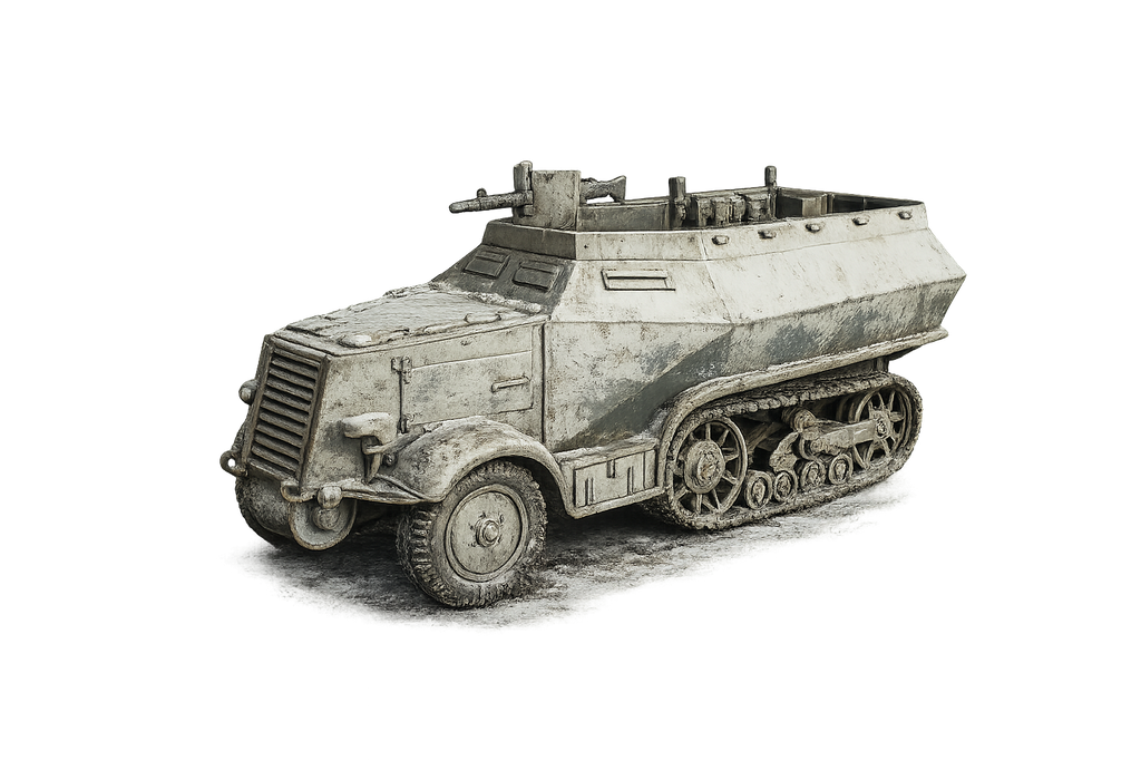 Unic P107 U304(f) Gepanzerter Mannschaftstransportwagen und Funkfahrzeug