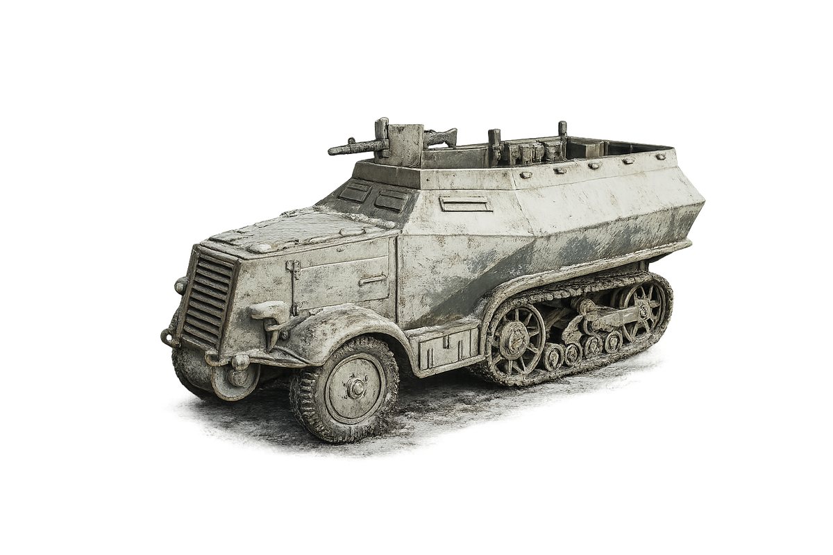 Unic P107 U304(f) Gepanzerter Mannschaftstransportwagen und Funkfahrzeug
