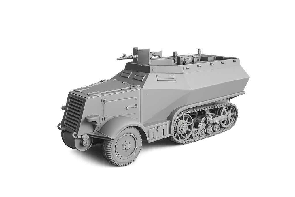 Unic P107 U304(f) Gepanzerter Mannschaftstransportwagen und Funkfahrzeug