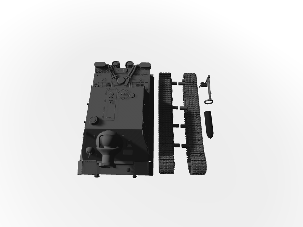 Sturmtiger Panzermörser mit 38 cm auf Tiger I Frühe Version – Prototyp