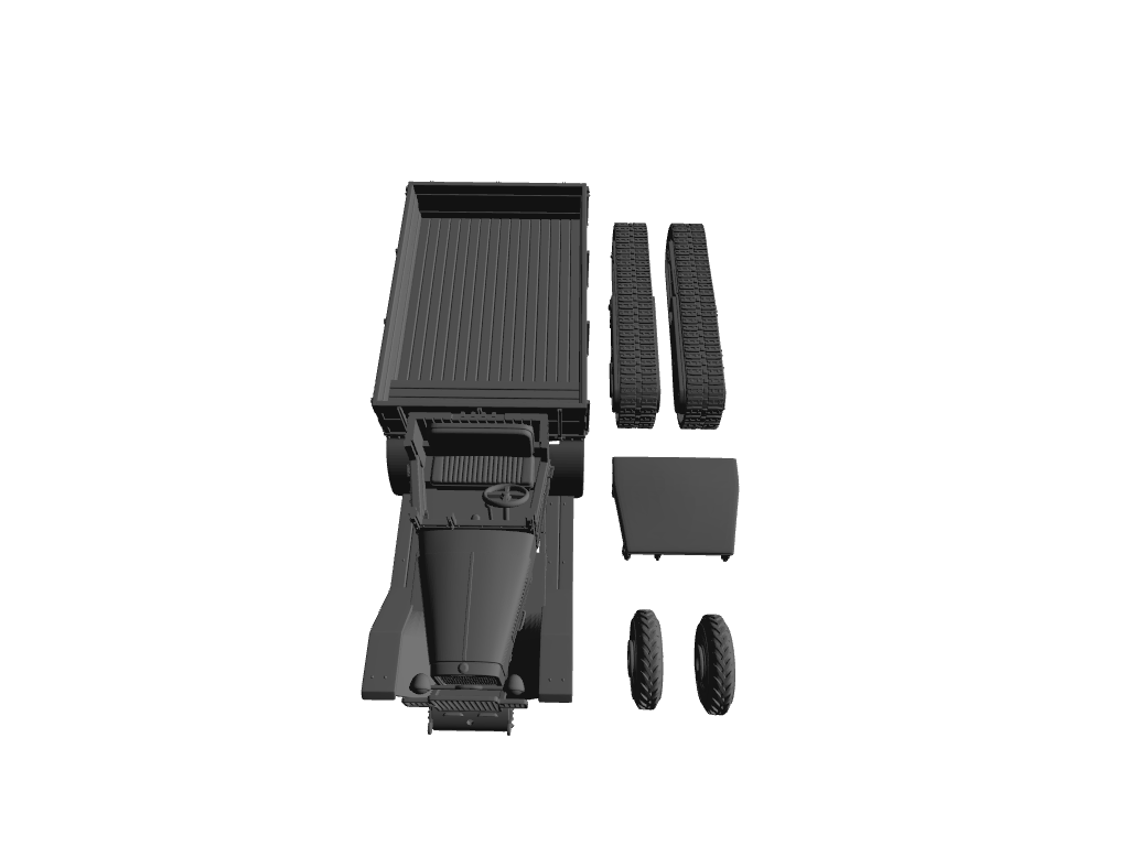 ZIS-42 Halbkettenlastwagen und Artillerieschlepper